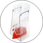 Stomacher Bag and Bag Rack